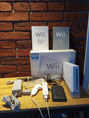 Nintendo Wii BOX przerobiona dysk 320GB komplet