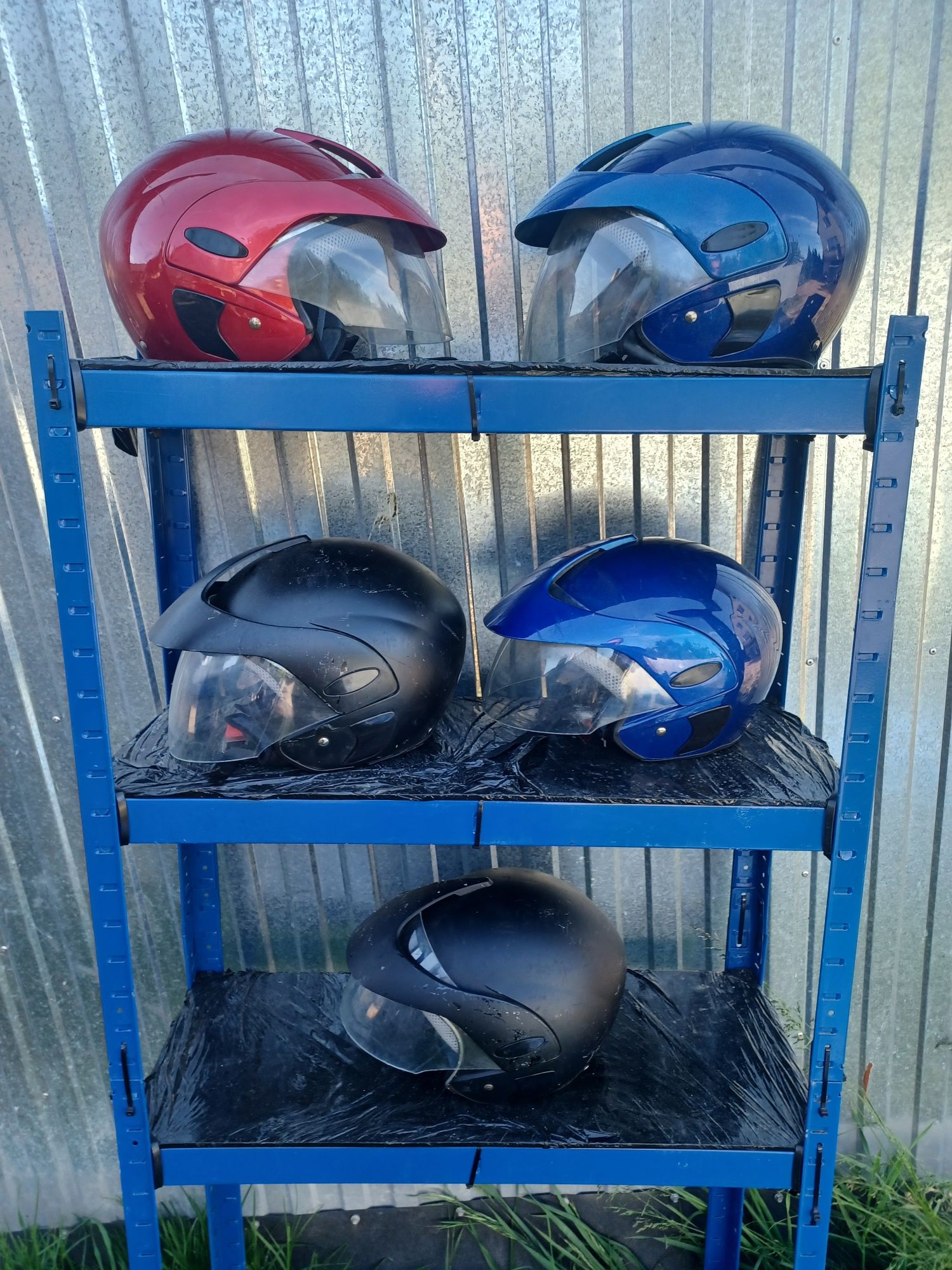 Zestaw Pakiet Kaskow 6 Sztuk Kask Skuter Motocykl Quad Motor  Wysyłka