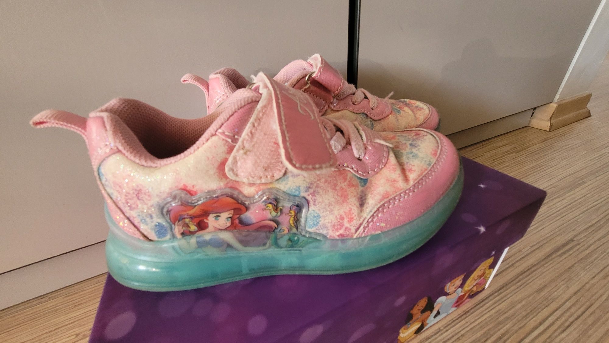 Buty adidasy świecące Disney Syrenka Arielka 26