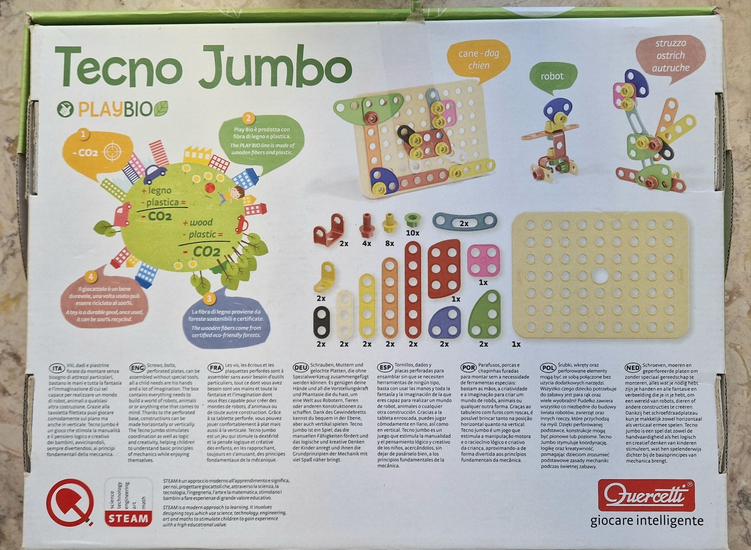 Construções Playbio Quercetti brinquedos