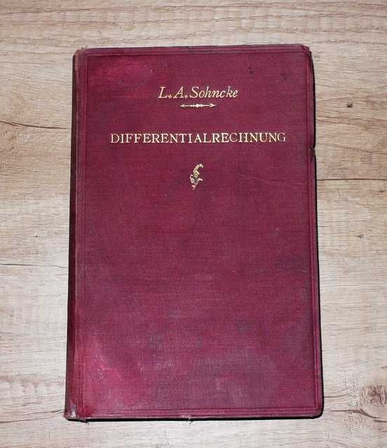 Немецкий учебник по дифференциалам. 1885г.