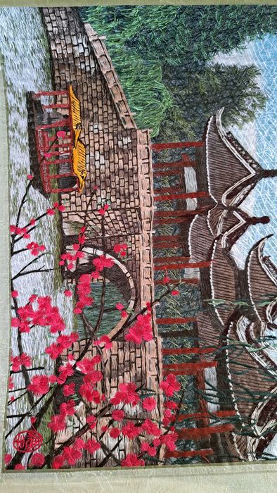 obrazki chińskie z laki drzewo egzotyczne