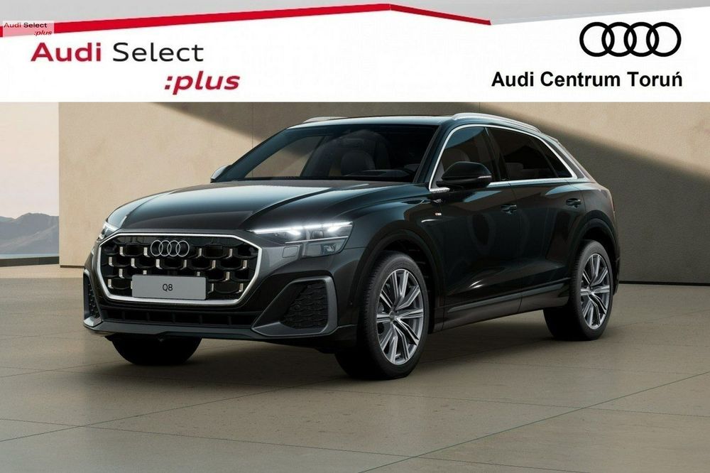 Audi Q8 Wentylacja_S line_MatrixLED_HeadUp_Kamera360_PilotBramy_Panorama_Hak_