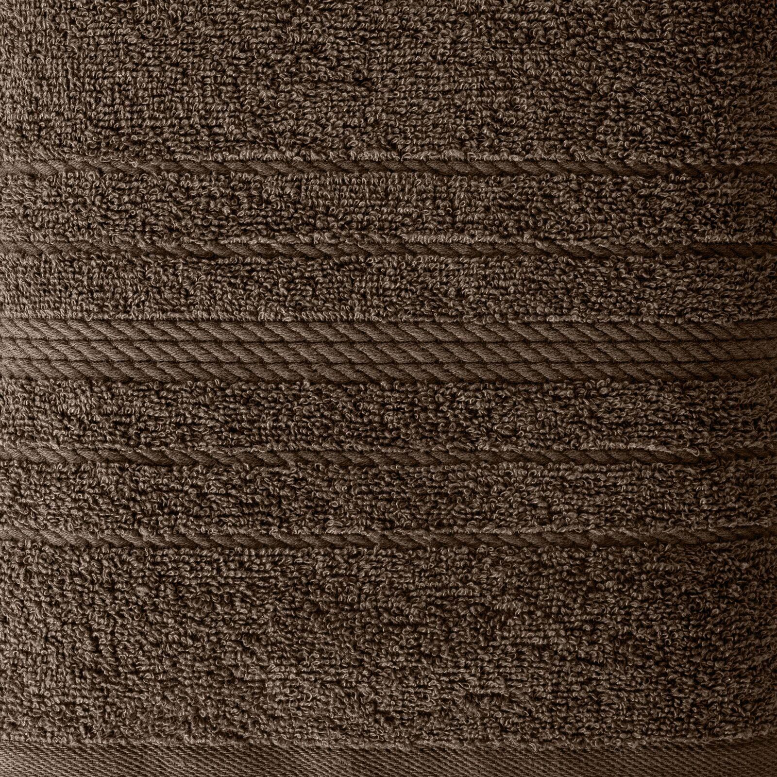 Ręcznik Elma 70x140 brązowy frotte 450g/m2