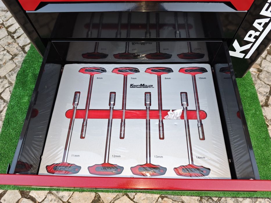 Carrinho de ferramentas Kraft Muller 7 gavetas 7 cheias