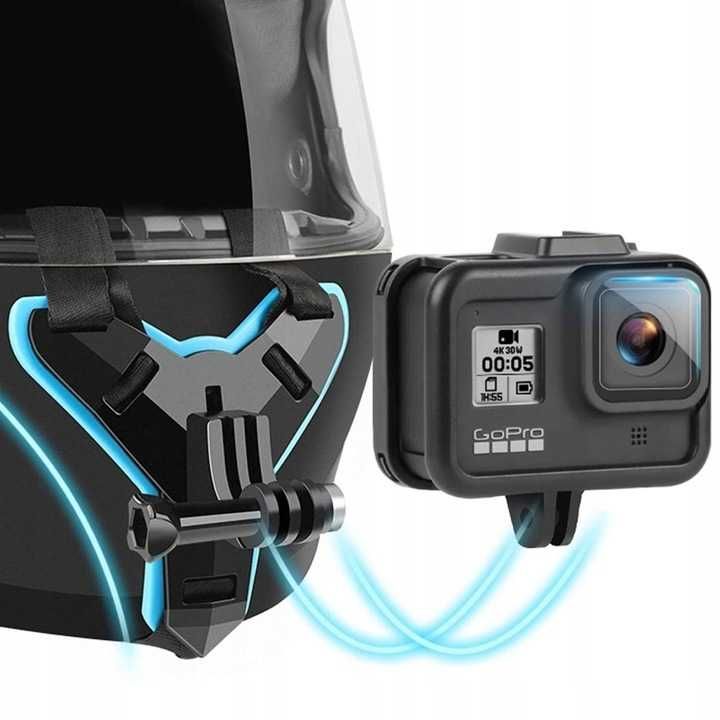 Mocowanie kamery do kasku uchwyt na kask do GoPro 13 12/11 10 Hero DJI