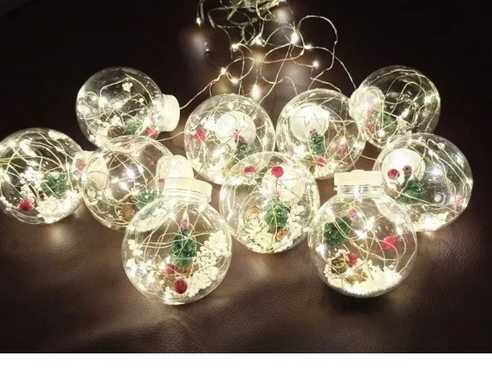 Гірлянда новорічна штора на ялинку, вікно /Гирлянда