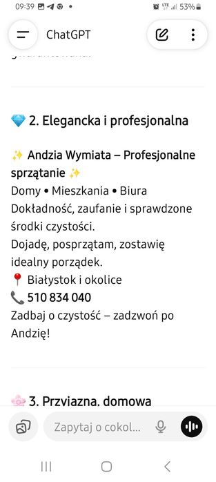Andzia Wymiata -czysto szybko i z dojazdem