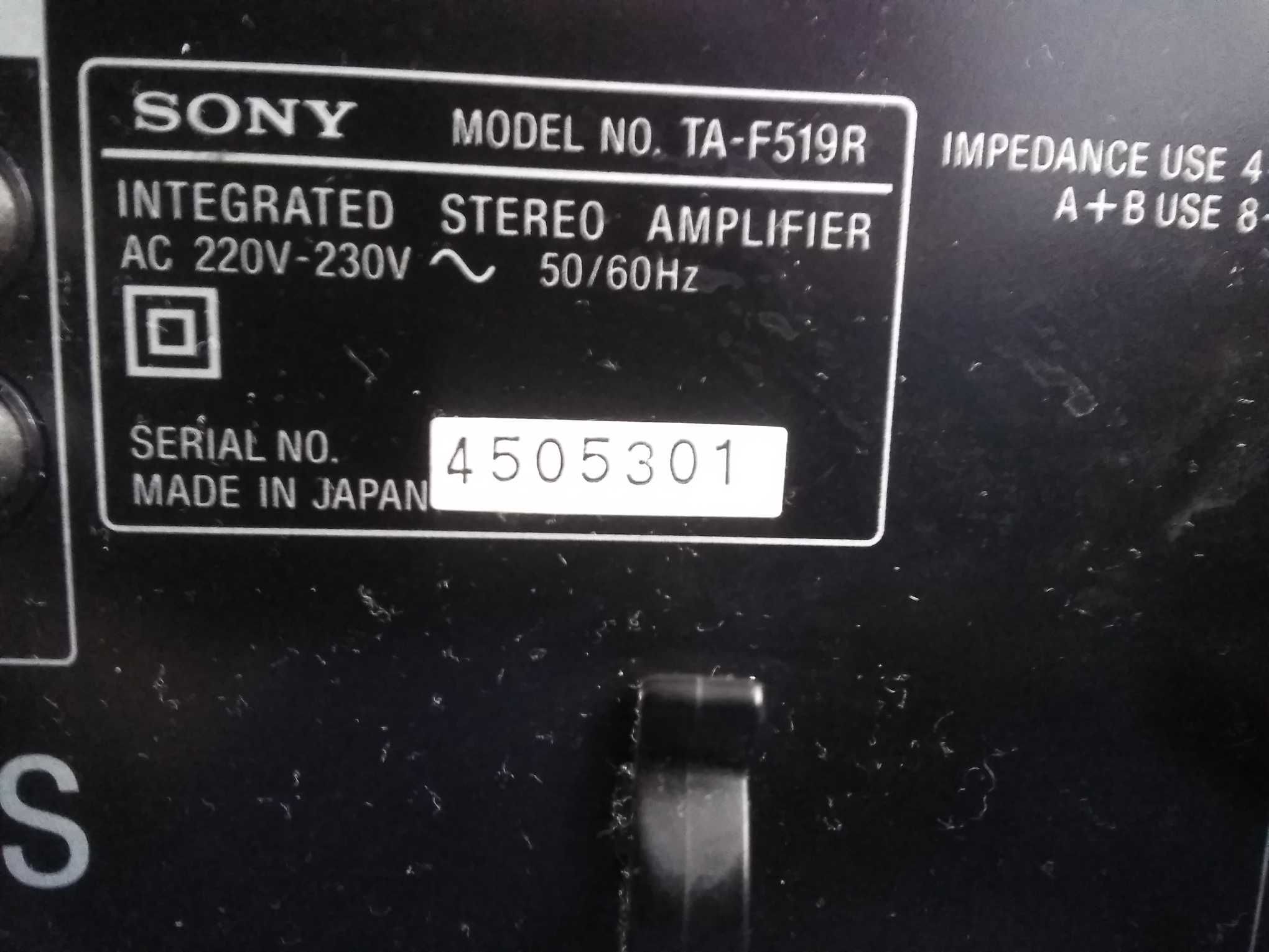 Sony TA F 519 wzmacniacz HI FI