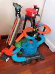 Pista Carrinhos Hotwheels Mega Lavagem de Carros