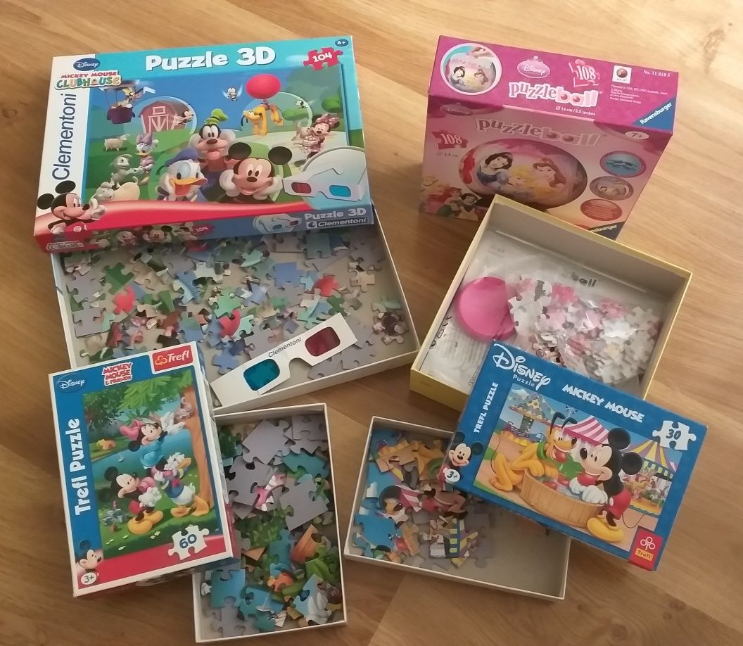 Puzzle, 3D, puzzleball, trefl, clementoni, ravensburger