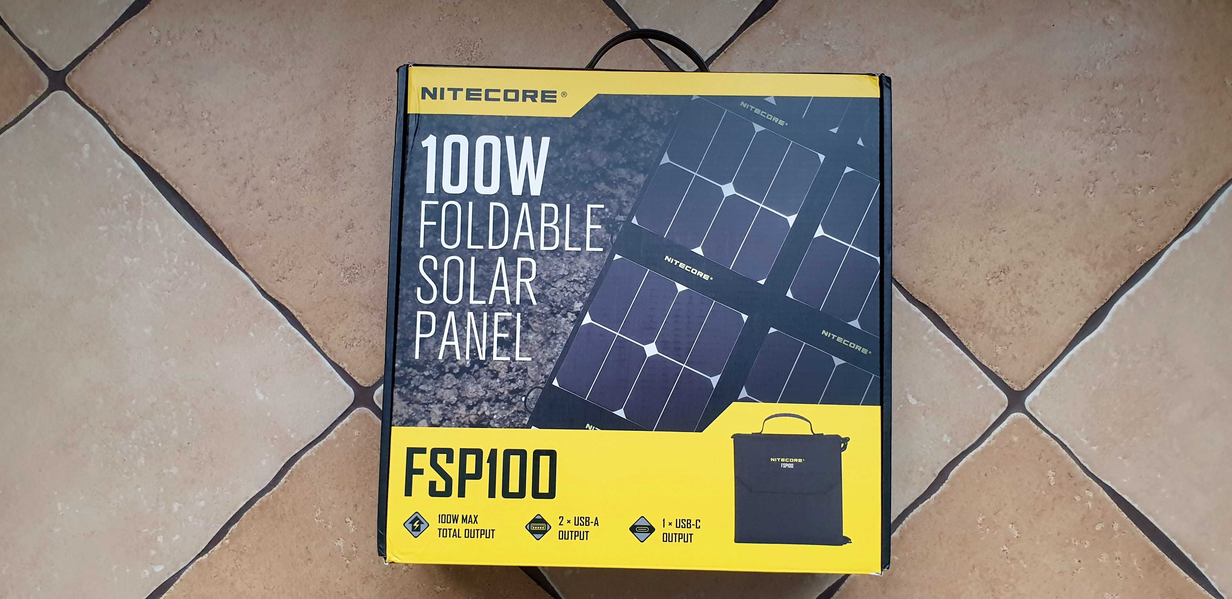 Панель солнечная Nitecore FSP100