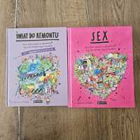 Książki "Sex" i " Świat do remontu"