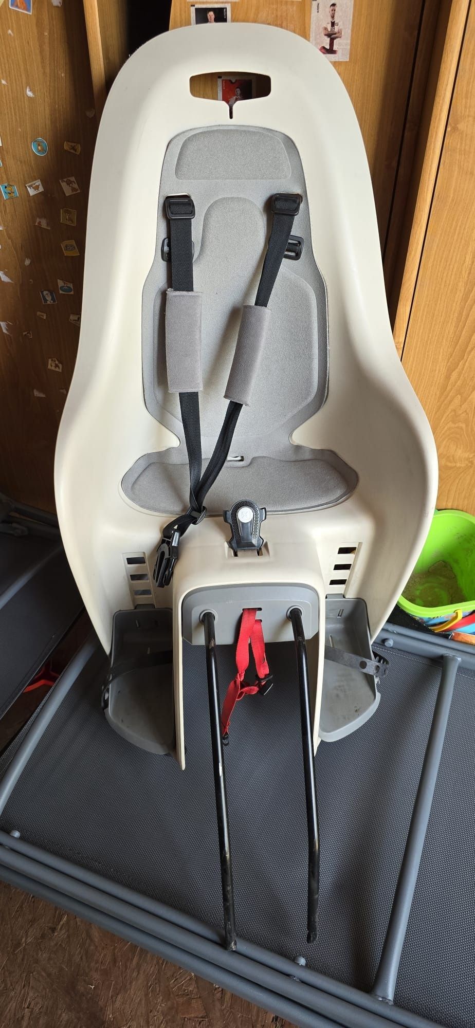 Fotelik rowerowy btwin plus dwa adaptery