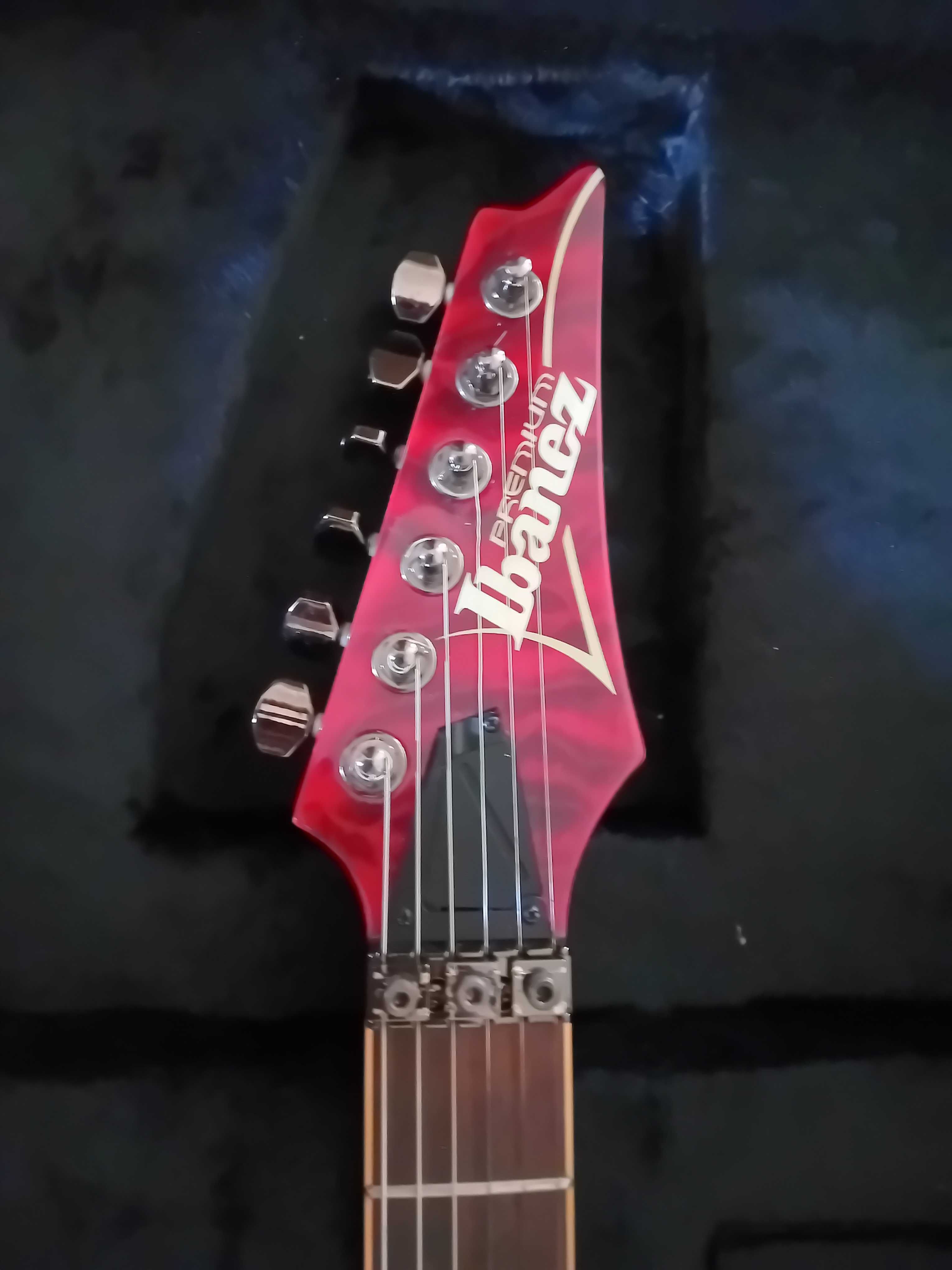 Guitarrar Elétrica Ibanez RG870QMZ (usada) e Estojo