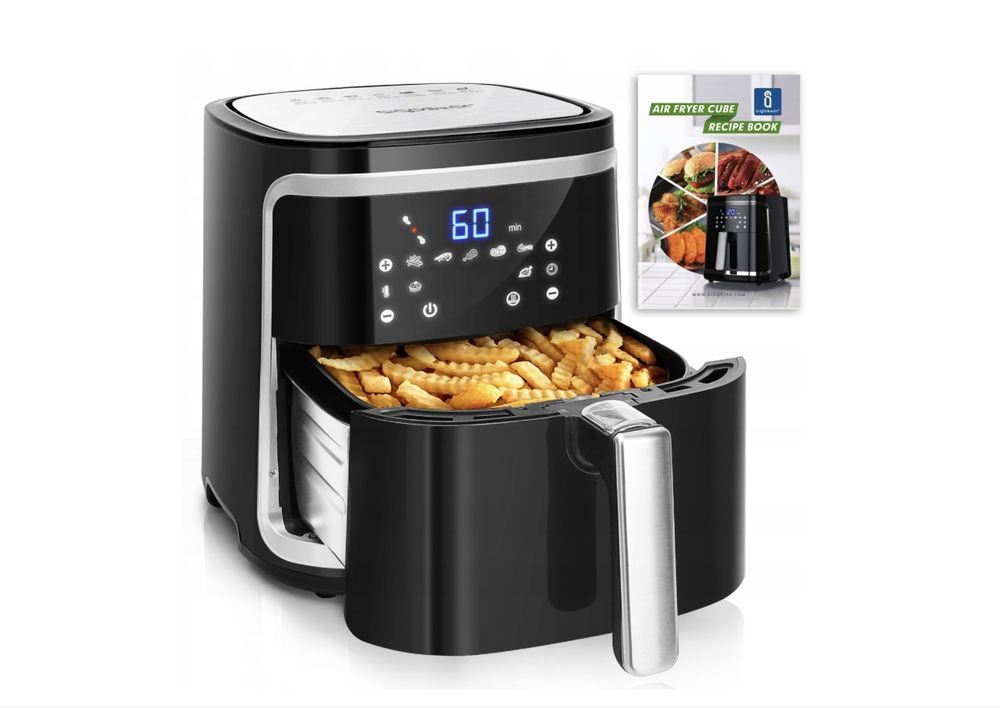 Frytkownica Beztłuszczowa XXL Aigostar Cube Air Fryer 1900W 7L