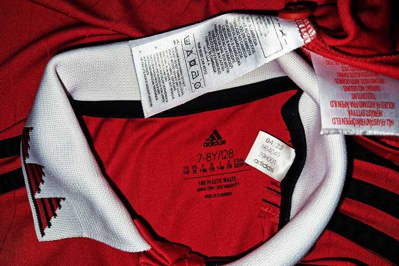 Manchester United FC Adidas Aeroready 2022/23 home rozm: 128 7-8 lat