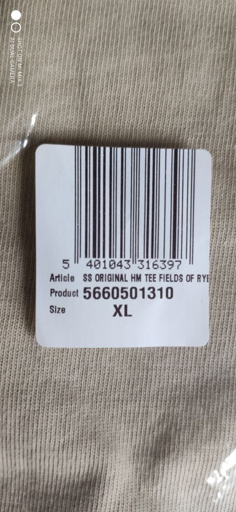 Levi's piaskowy t-shirt rozm XL