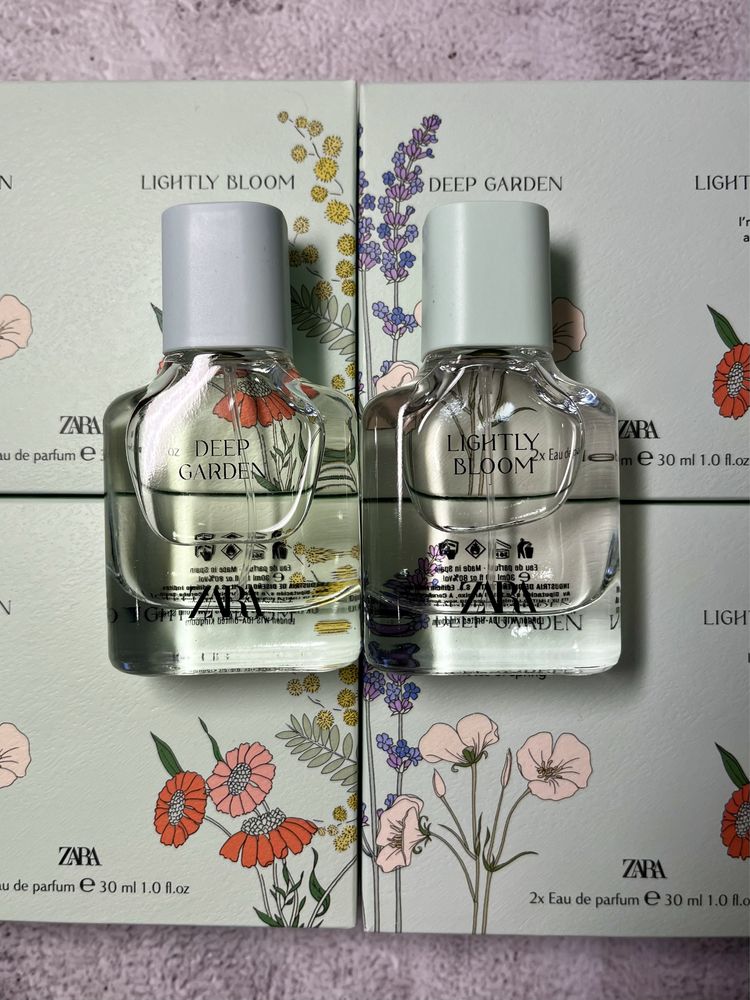 Парфуми духи жіночі Zara Deep Garden, Lightly Bloom, Femme Pink Flambe