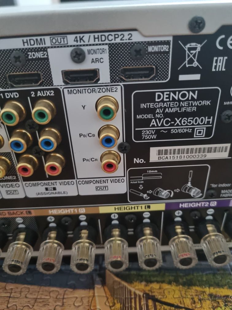 Denon  AVC  - X6500H  em excelente estado