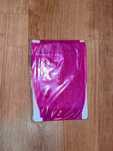 434/ Nylon vintage pończochy bielizna fuksja różowe klasyczne S/M