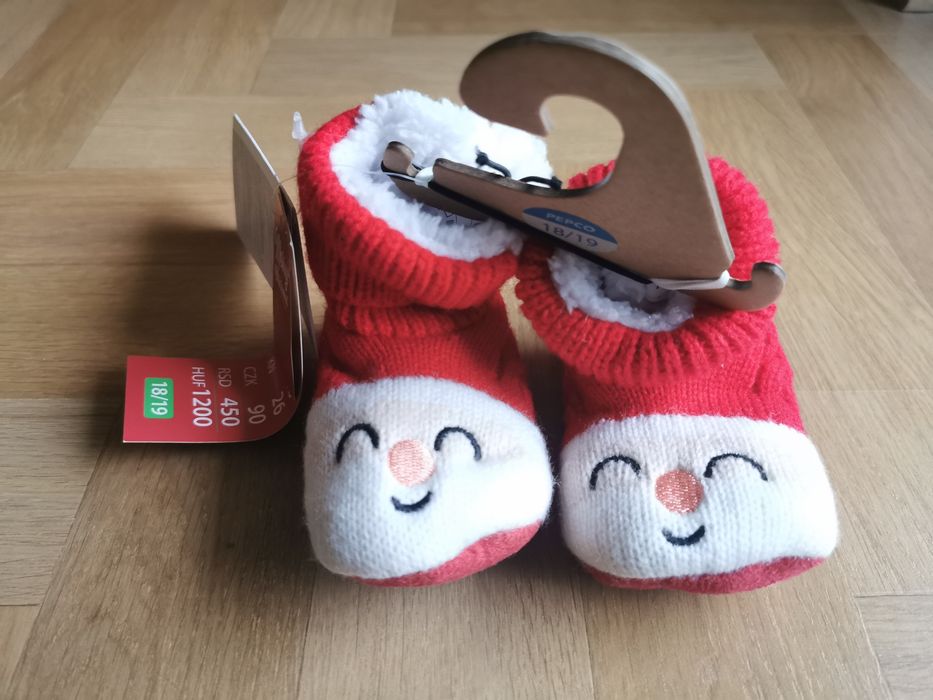 Świąteczne buciki Pepco r 18/19 nowe