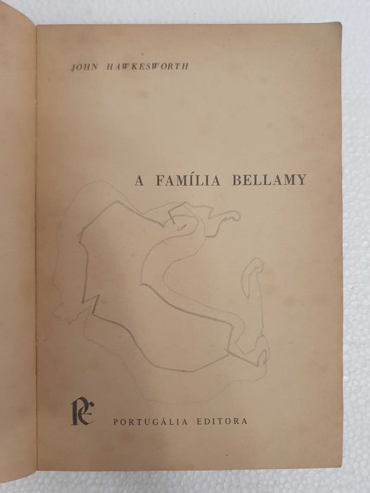Livro A Familia Bellamy, de John Hawkesworth - Ed. Portugália - 1971