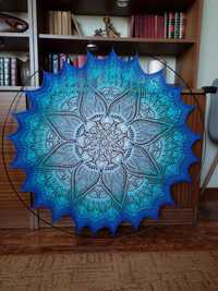 Mandala szydełko handmade 95 cm