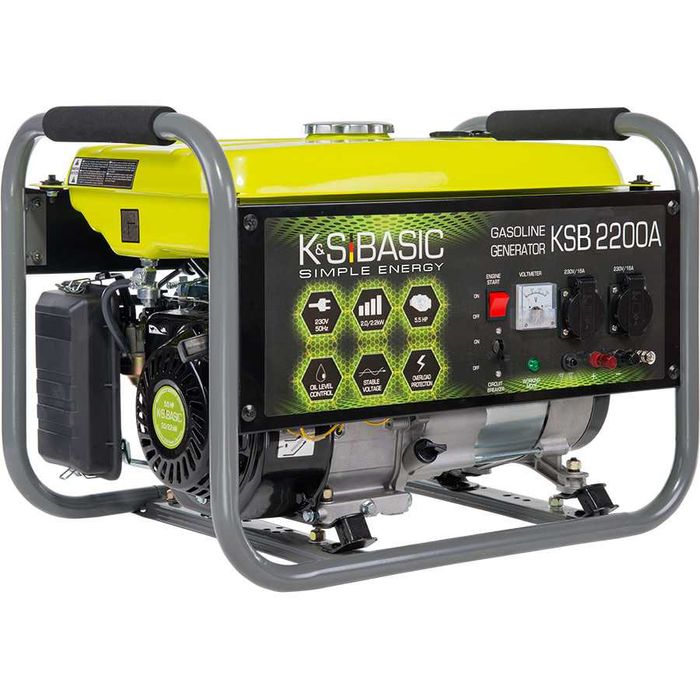 Дешево! Надійний новий бензиновий генератор K&S KSB 2200 A на 2.2 кВт
