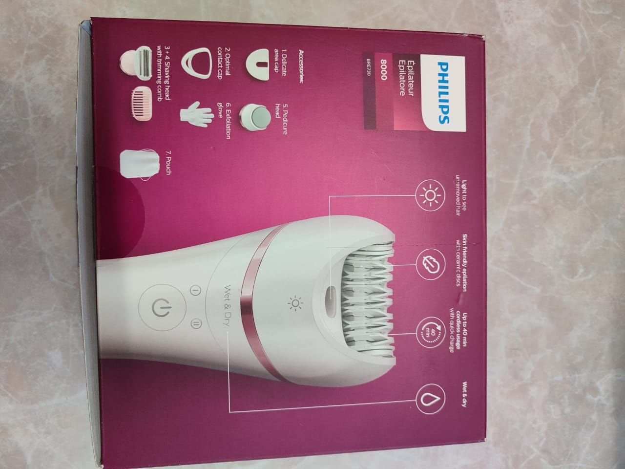 Епілятор Philips 8000  Bre 730