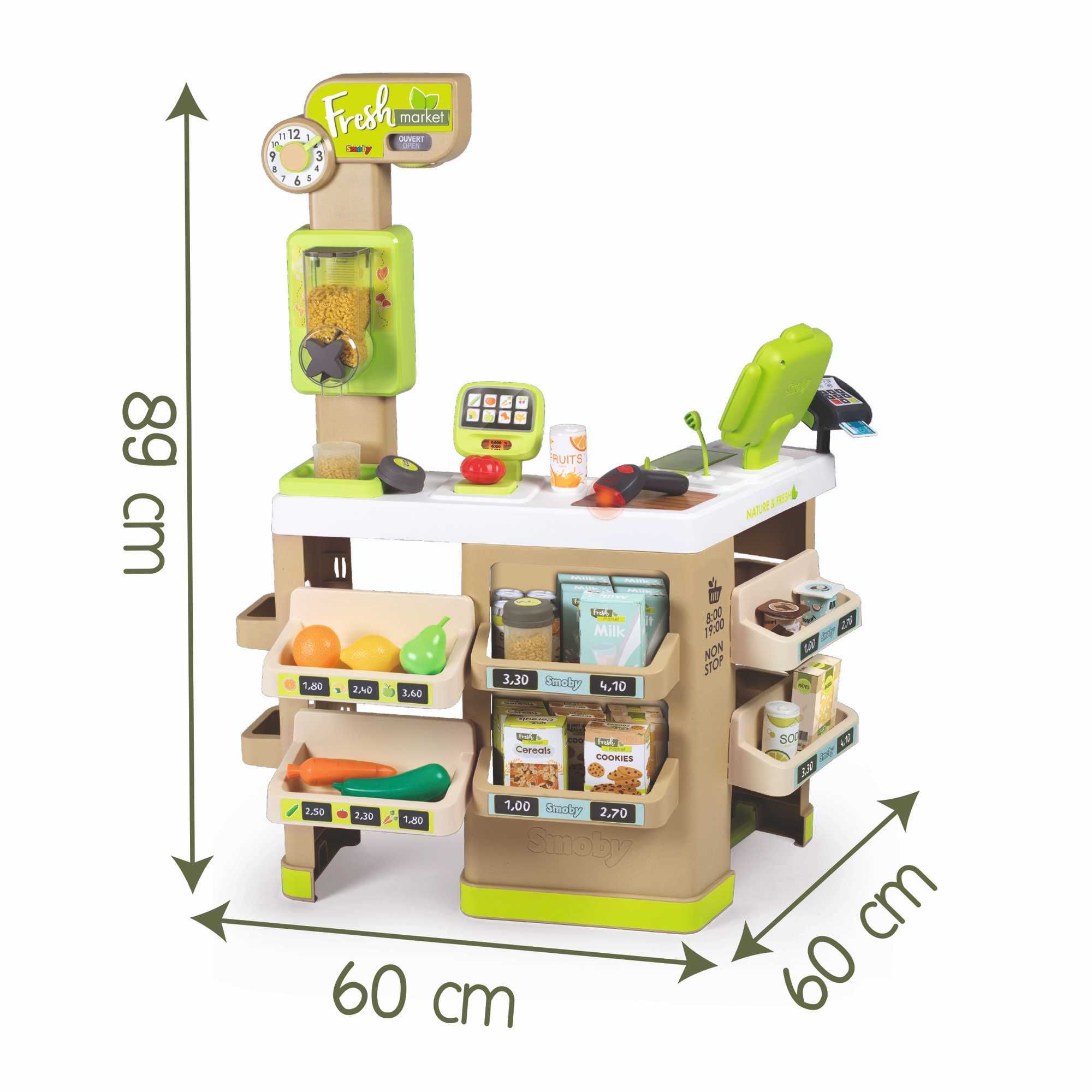 Інтерактивний супермаркет Smoby Toys Фреш з кошиком (350233)