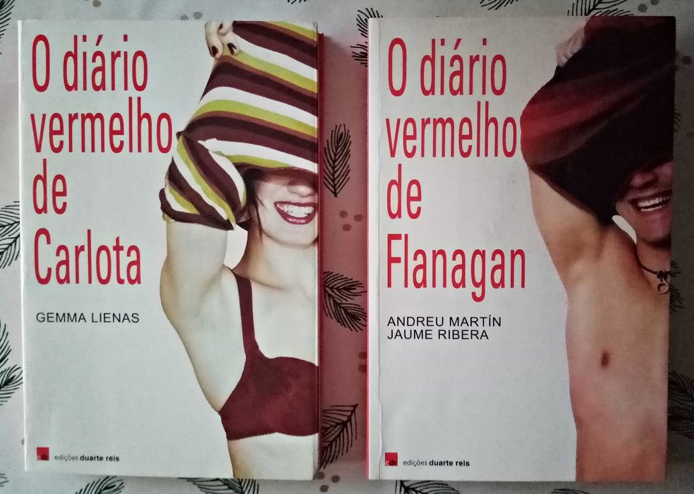 O diário vermelho de Carlota e Flanagan - 2 livros = 10 euros