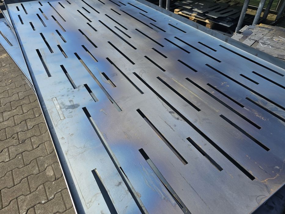 Panele ogrodzeniowe 23szt stalowe 2400x1100 cięte laserem wzór cnc