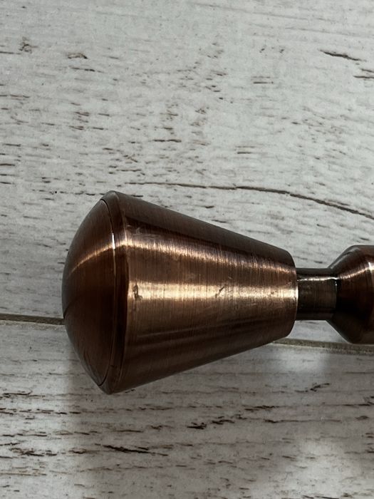 Karnisze podwójne miedziane 200 cm