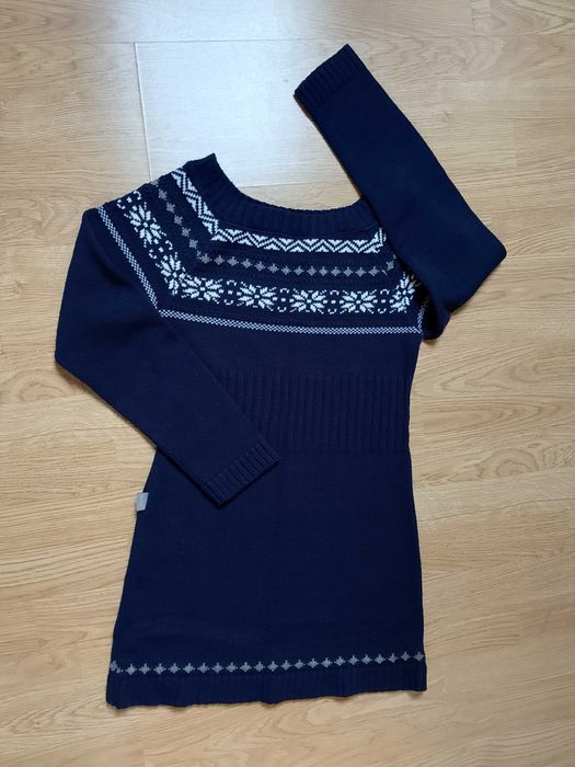 Sweter tunika sukienka 38