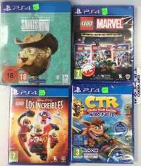 Gry PS4/PS5 Lego Marvel Iniemamocni Saints Row Notorious CTR Crash