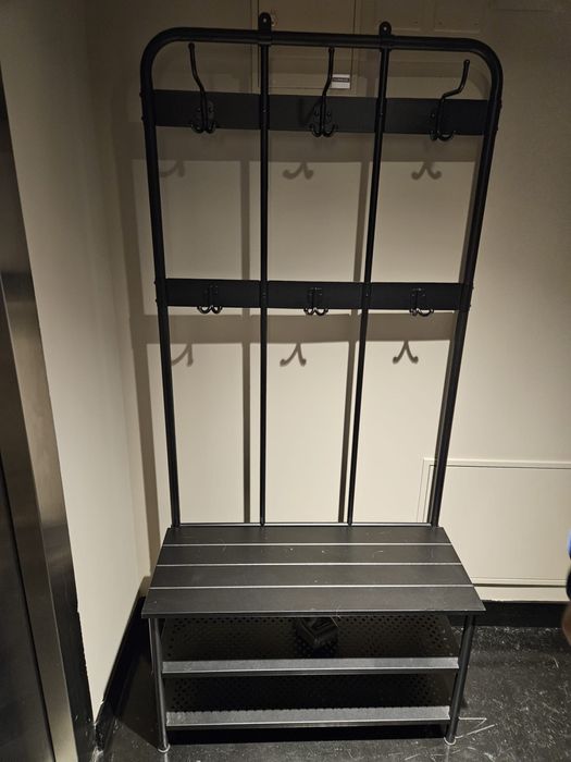 Cabide banco com sapateira Ikea NIPÅSEN
