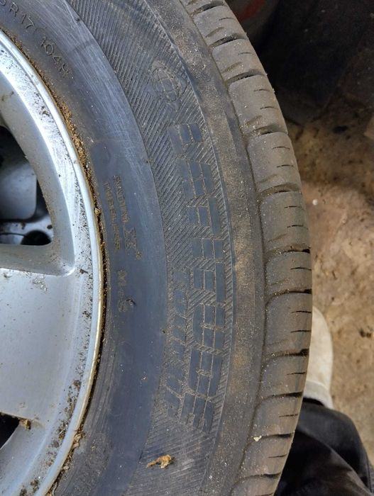 5 jantes com pneus 235/75R17 Jeep WJ/WG