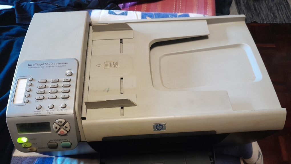 Impressora HP . Copia .  Scanner. Fax. Hp officejet .5510 . All-in-on