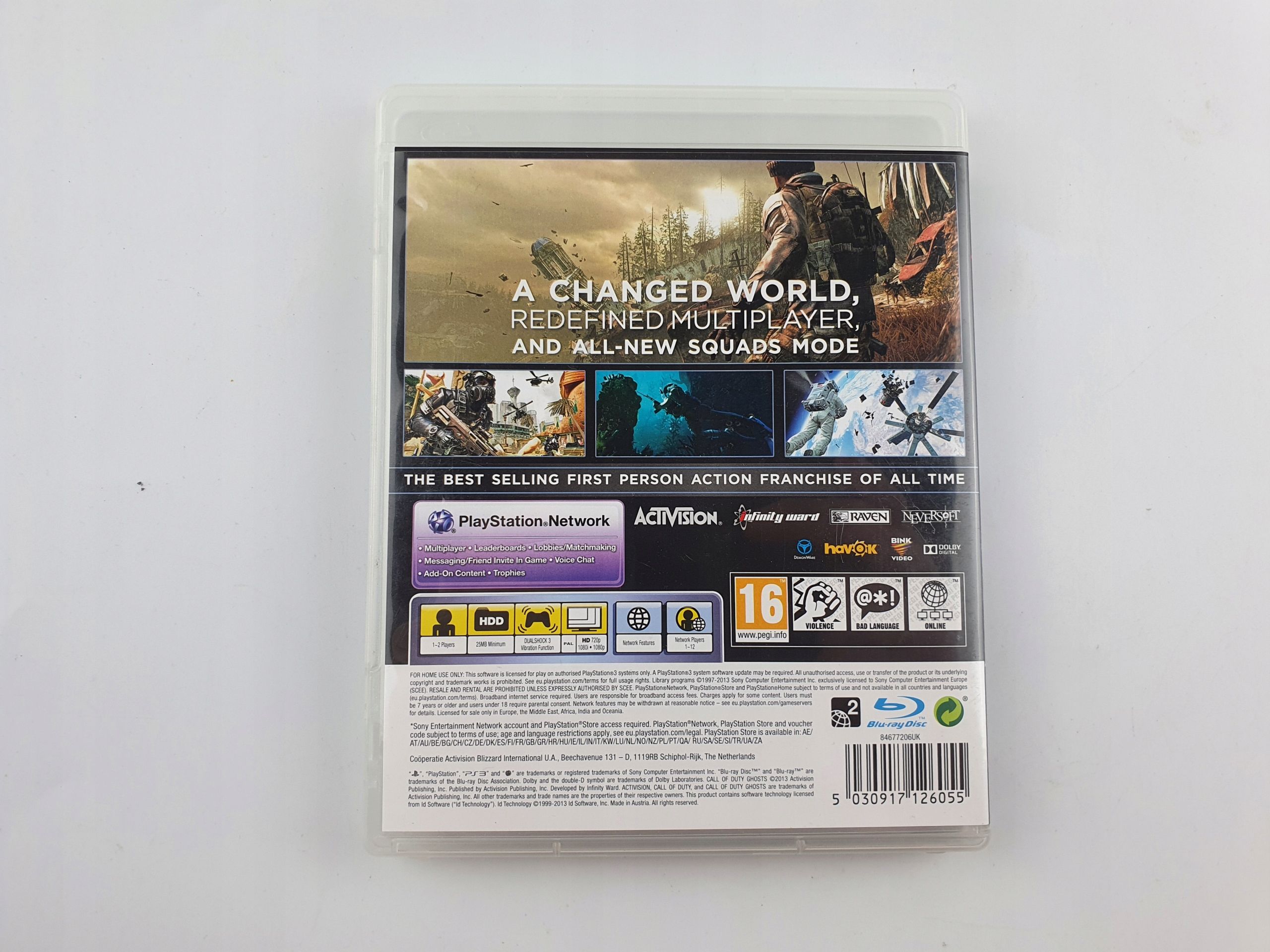 Call Of Duty Ghosts Ps3 (Eng) (3) Uszkodzone Pudełko