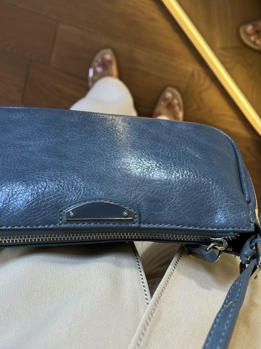 Сумка Mango блакитна