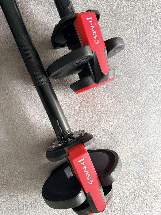 Zestaw regulowanych sztangielek HMS SGR18 Pro SET 3w1 41 kg