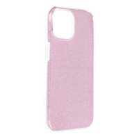Etui Case Plecki Shining Brokat Iphone 15 Róż + Szkło 9H
