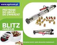Aparat ubojowy, przyrząd do ogłuszania zwierząt-BLITZ-RADICAL+ NABOJE