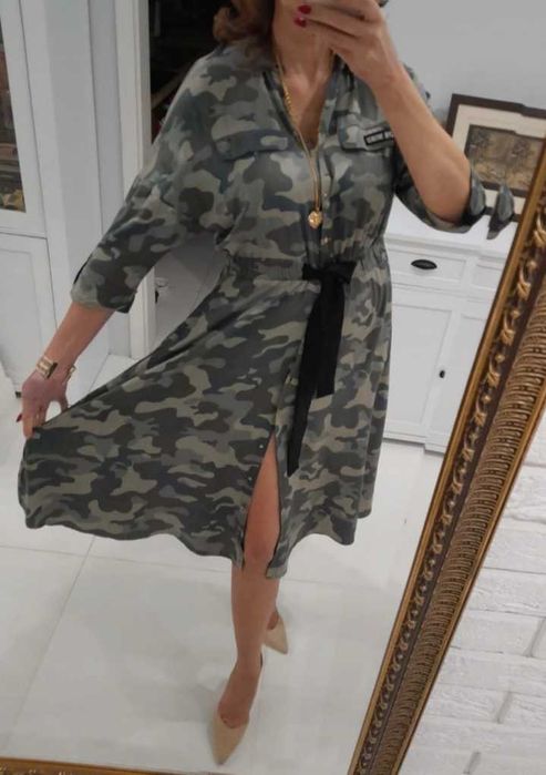 Mohito sukienka moro midi maxi wiskoza L