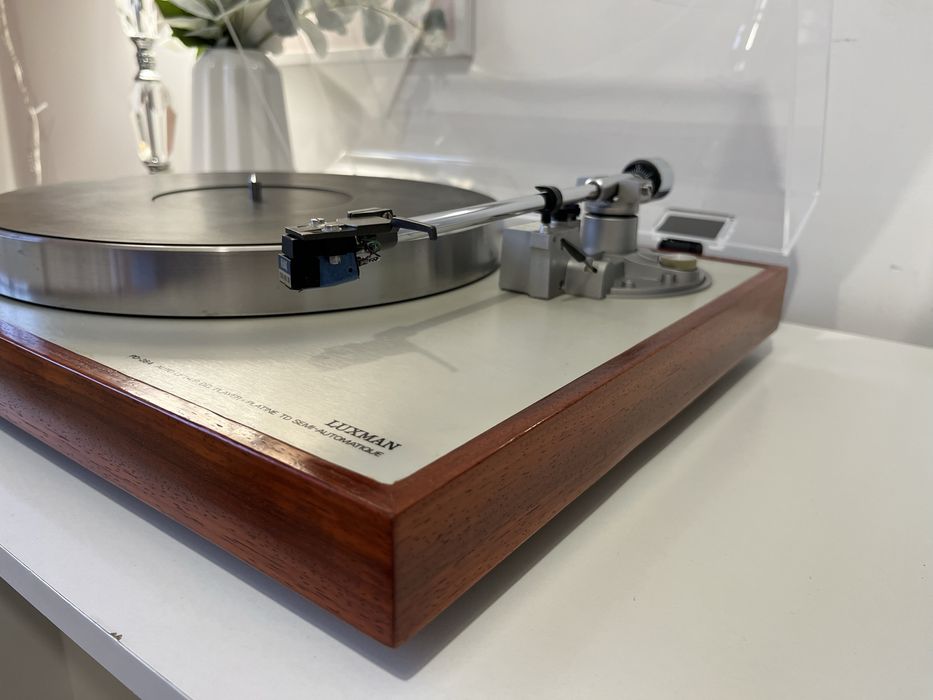 Gramofon Luxman PD 284, serwis, nowa igła, pokrywa i fornir.