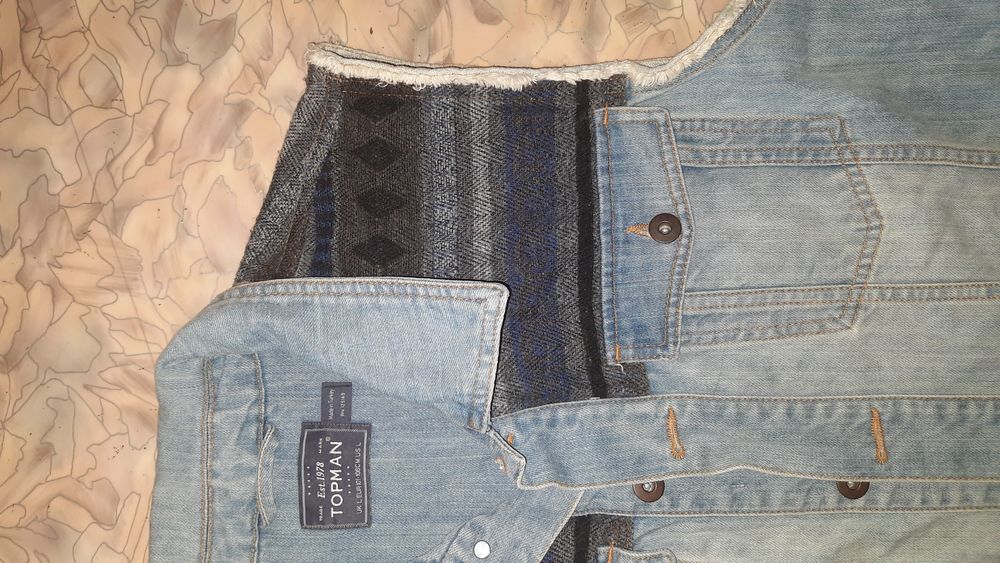 Джинсовая безрукавка Topman размер L