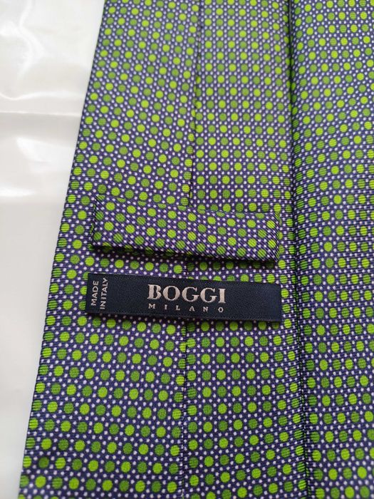 Boggi Milano jedwabny krawat