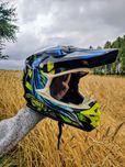 Kask Shoei WFX-W motocross enduro,używany przez żużlowca