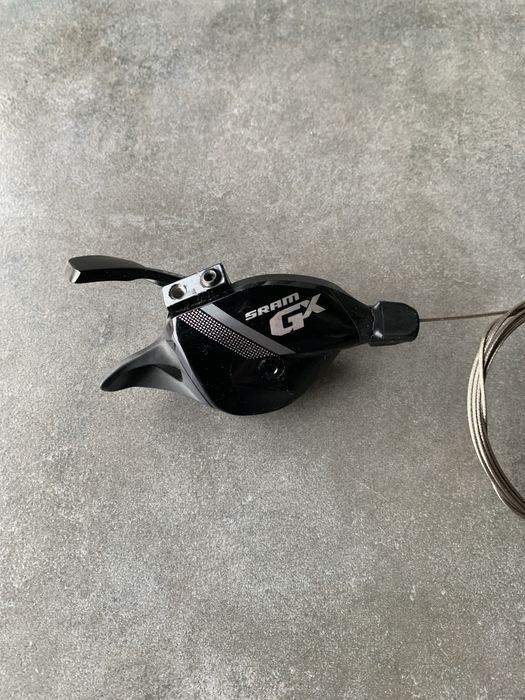 Desviador traseiro + manete SRAM GX